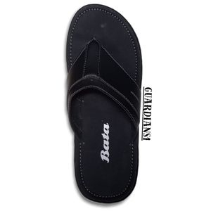 Bata Mens Sandals Black Colour | Sandal Jepit Pria Dewasa | Sandal Bata Model Japit Warna Hitam Dan 