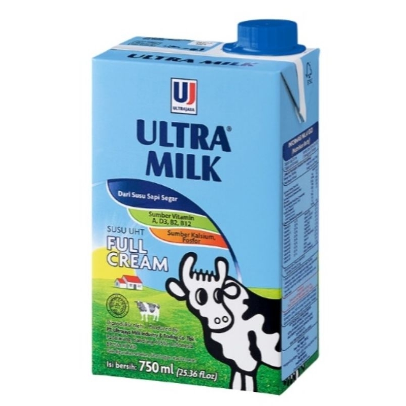 

ULTRA MILK SUSU UHT FULL CREAM DAN COKLAT 750ML