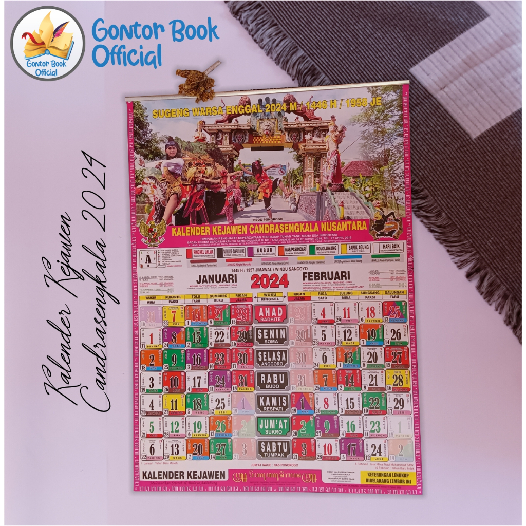 Kalender 2025 Kalender Jawa 2025 Kalender Kejawen Candrasengkala Nusantara 2025