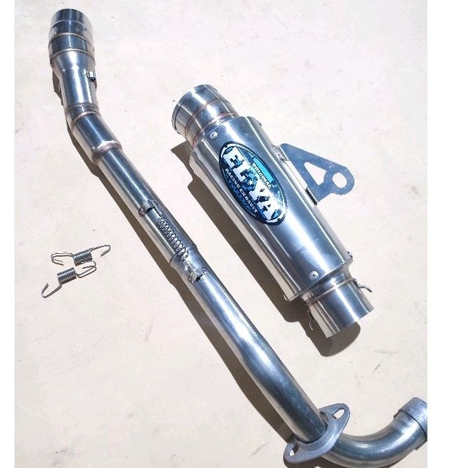 knalpot dos ELYA original sarangan setengah all bebek Jupiter vega shogun supra fit karisma astrea g
