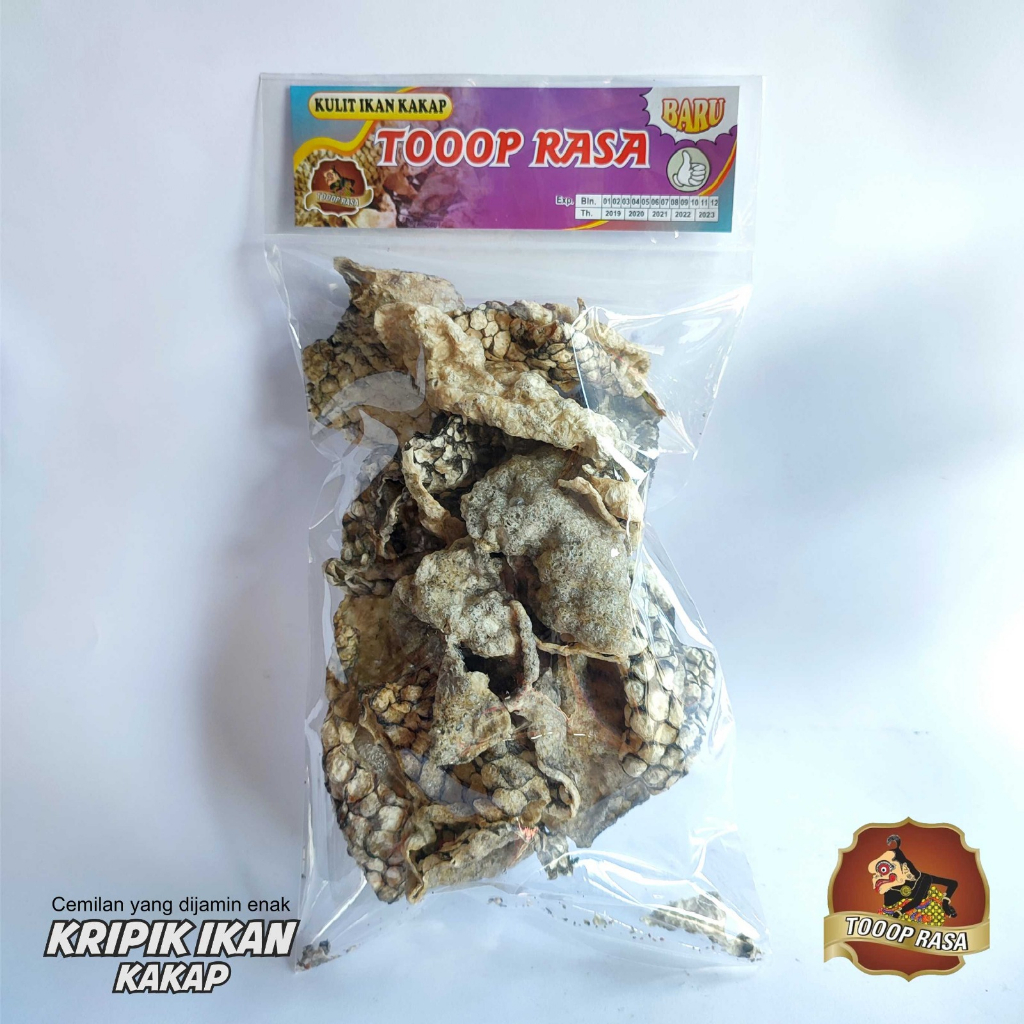 

KRIPIK KULIT IKAN KAKAP RENYAH GURIH / KRUPUK KULIT IKAN KAKAP