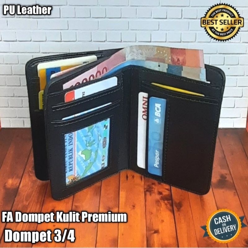 FA Dompet 3/4 Dompet Sedang Dompet Kulit Pria