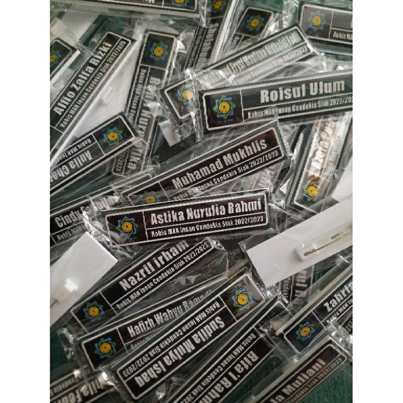 

name tag resin / name tag custom / name tag peniti / name tag magnet