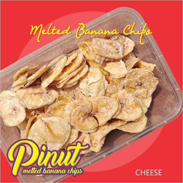 

Pinut Melted Banana Chips Keripik Pisang Coklat Lumer - Cheese