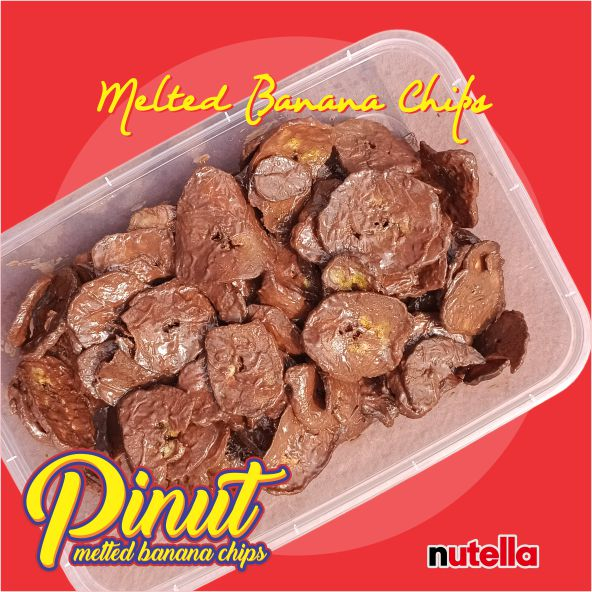 

Pinut Melted Banana Chips Keripik Pisang Coklat Lumer - Nutella