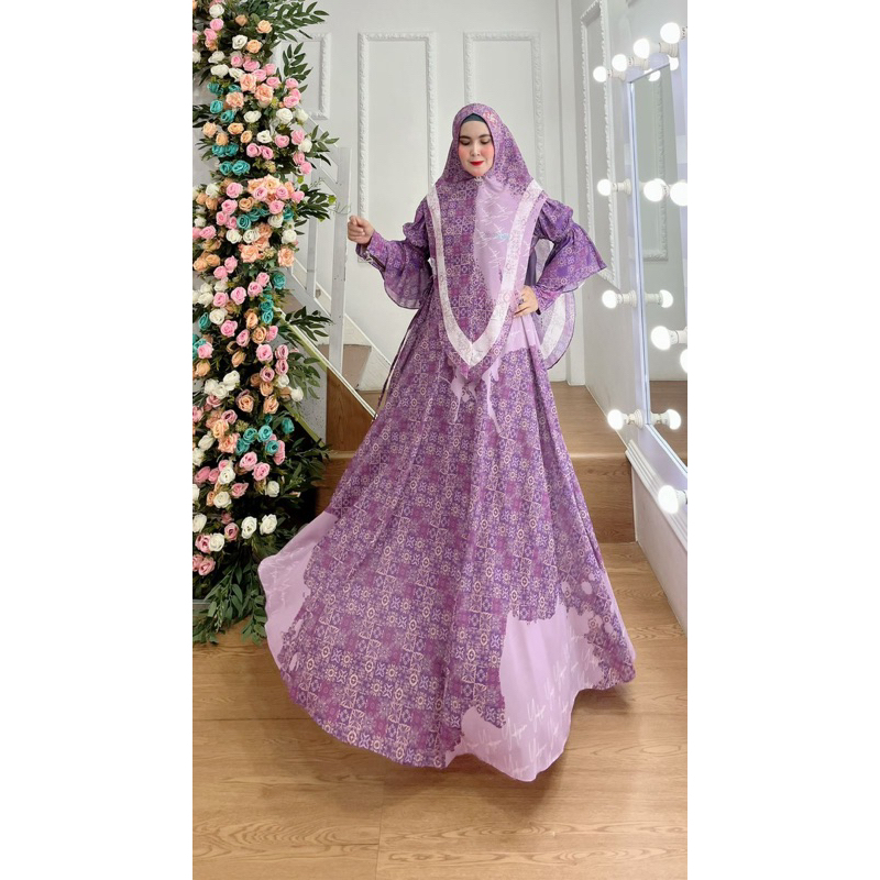 PANDORA SERIES ORI YODIZEIN SYARI / GAMIS SET SYARI / GAMIS PESTA MEWAH / DRESS MUSLIMAH / BAJU SYAR