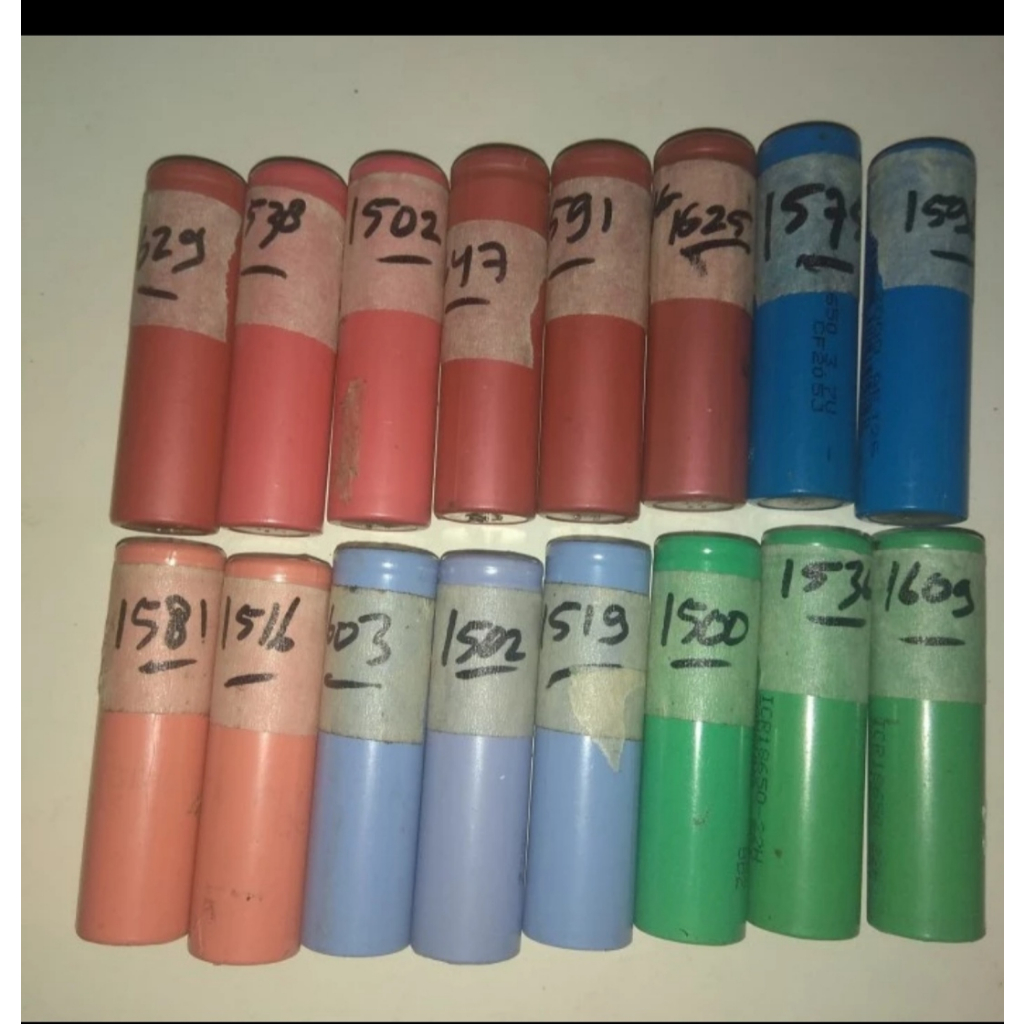 Battery lithium li ion powerbank18650 1500 mah