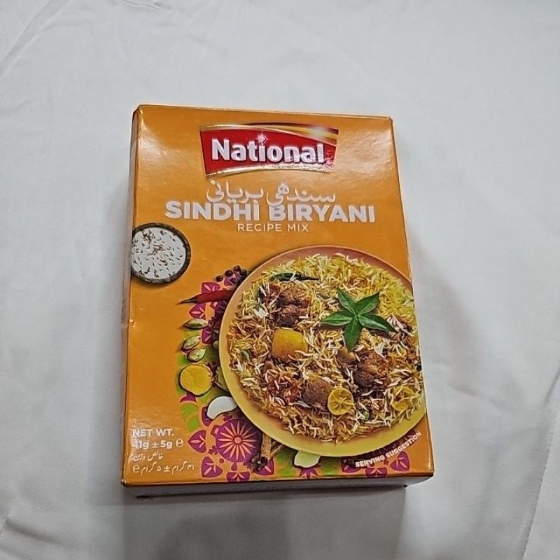 

Sindhi Biryani National Masala Bumbu Mix Biryani India Pakistan