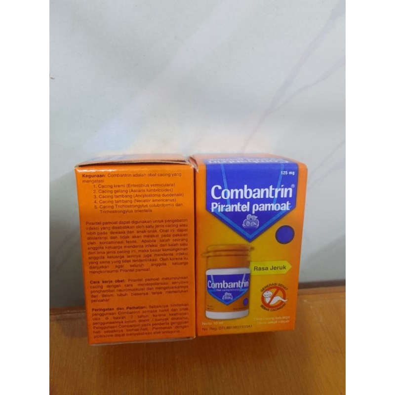 COMBANTRIN SIRUP RASA JERUK OBAT CACING ANAK DEWASA 10ML