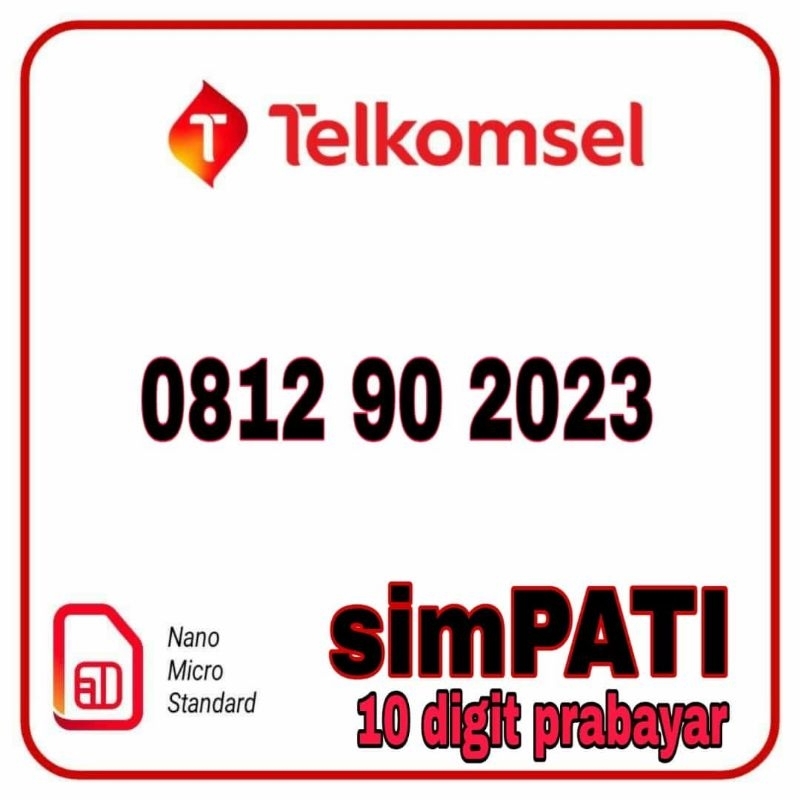 Nomor cantik simpati 10digit 10 digit prabayar nocan no cantik nomer kartu perdana telkomsel simpati
