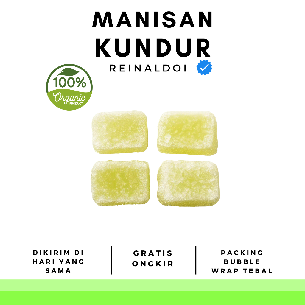 

Manisan Kundur Dried Winter Melon Tangkua 100 GR