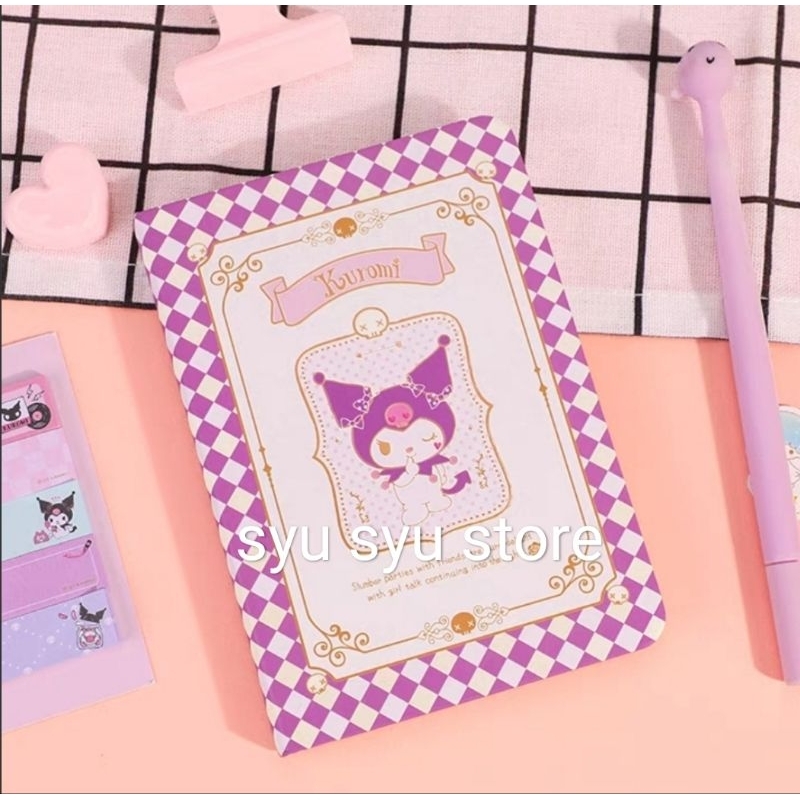 

Diary memo notes Kuromi A6 hardcover SSY