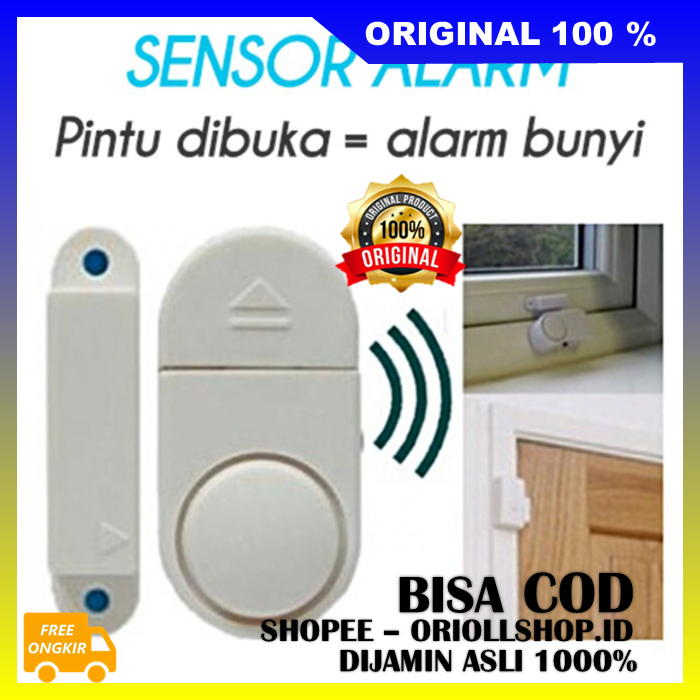 Elementor Alarm Pintu Alarm Pintu Jendela Anti Maling Alarm Pintu Sensor 100% ASLI