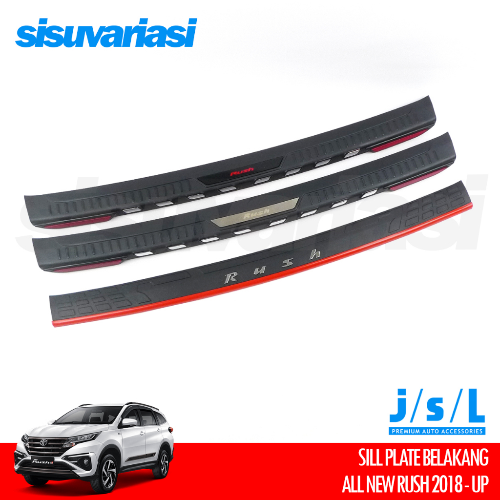 All New Rush 2018 Aksesoris JSL Sill Plate Sillplate Belakang