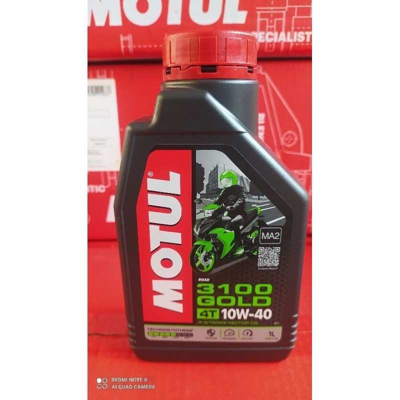 Oli Motul  3100 Gold 10w40 1Liter Buat Motor Sport