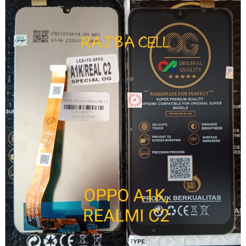 LAYAR HP LCD HP OPPO A1K REALMI C2 GRADE A KWALITAS ORIGINAL