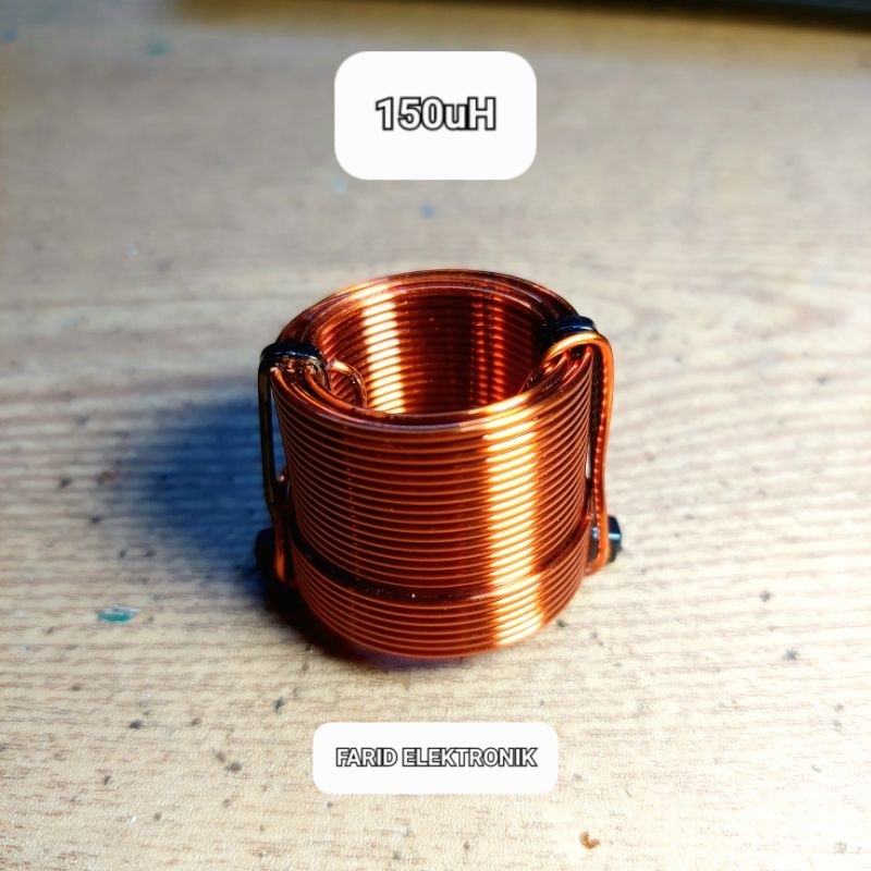 Coil induktor lilitan crossover 0.15mh 150uH kawat 1mm