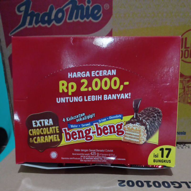 

Beng Beng Wafer Caramel_Crispy Chocolate 25gr_Mayora