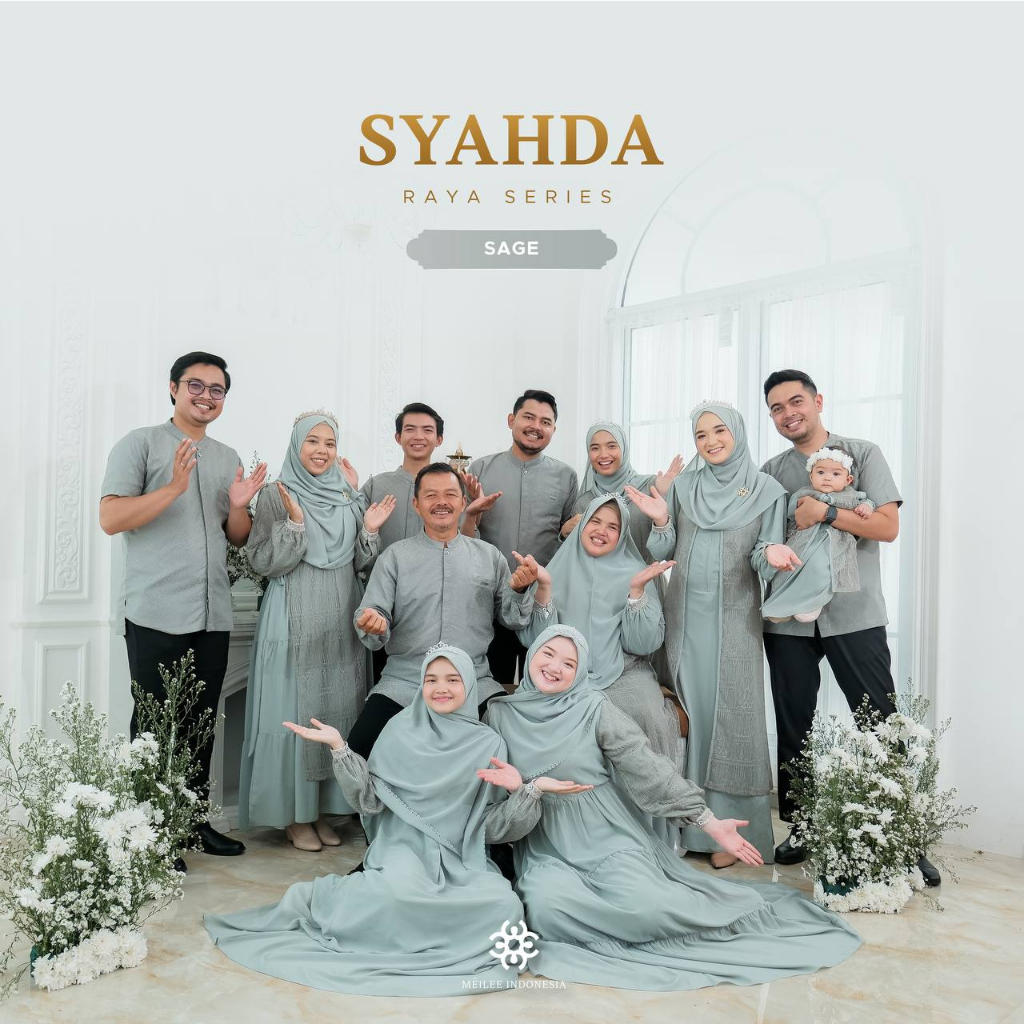 Sarimbit Keluarga. Sarimbit Lebaran. Sarimbit Syahda Series-Meilee (PRE ORDER)