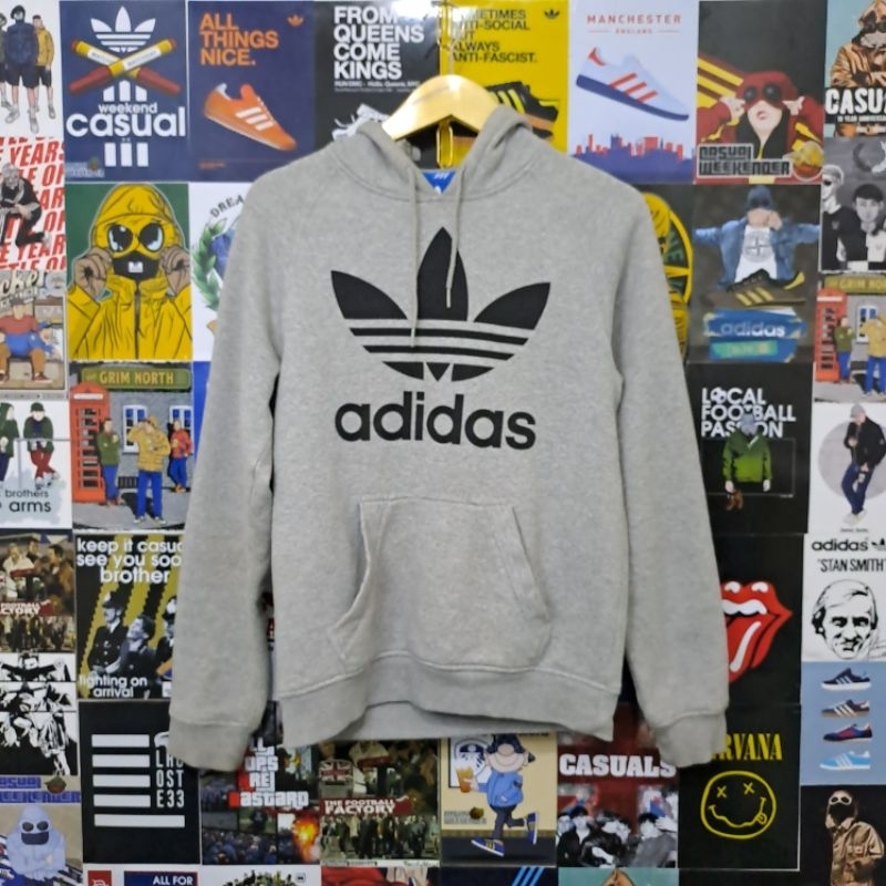 Hoodie Adidas Trefoil grey