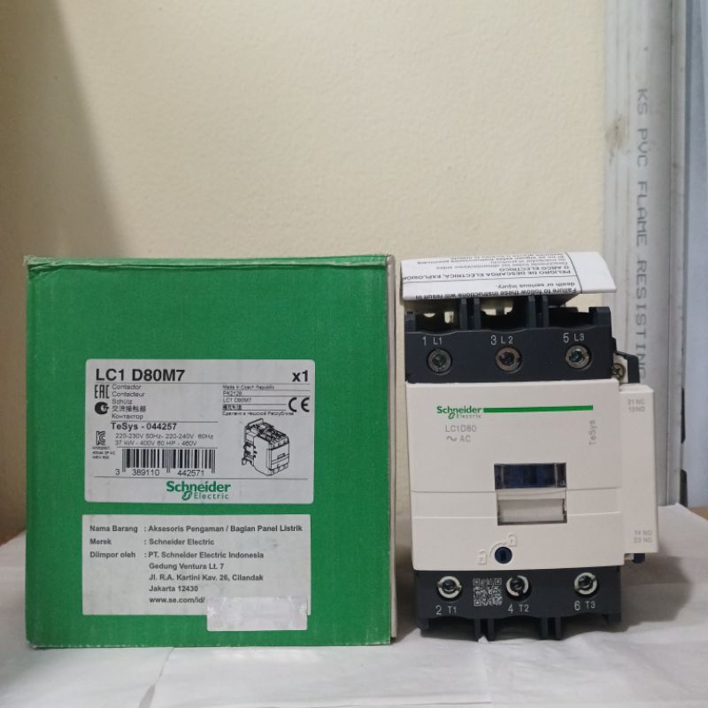 Contactor Schneider LC1D80M7 / Kontaktor LC1 D80M7 Schneider