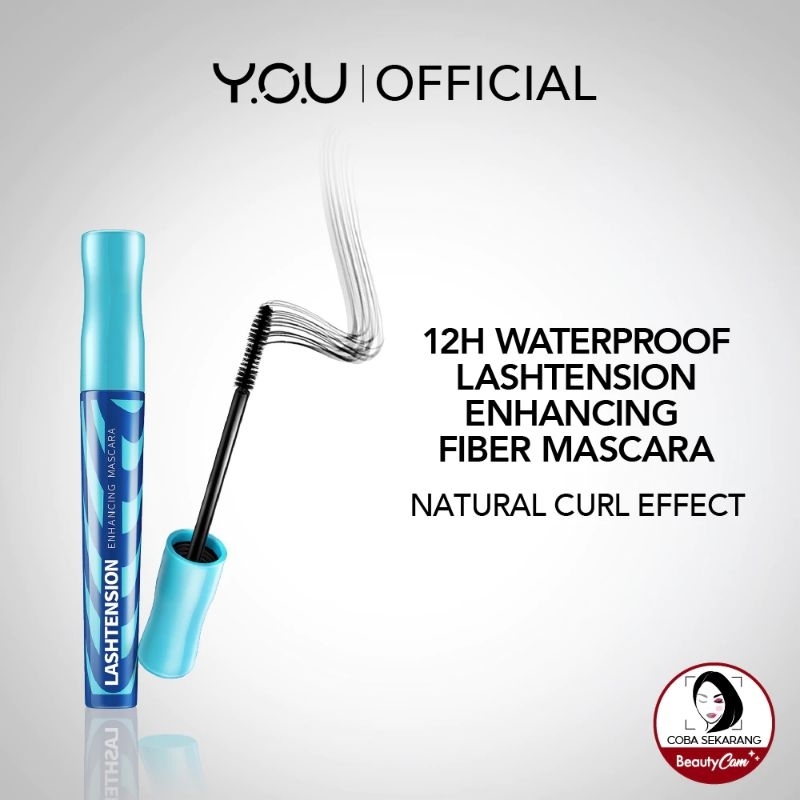 YOU Lashtension Enhancing Fiber Mascara / Maskara You / Waterproof