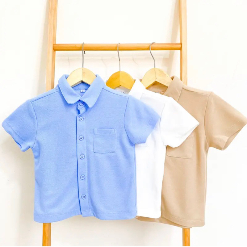 Polo Shirt Pocket Kaos Anak