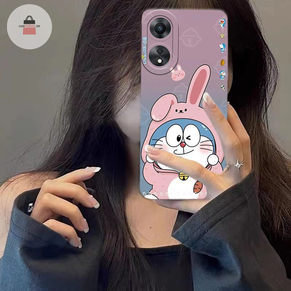 CM_Id8 Case Handphone Oppo A58 5G Fashion New Kartun Lucu D0r43m0n 23 Cesing Hp,condom hp pelindung 