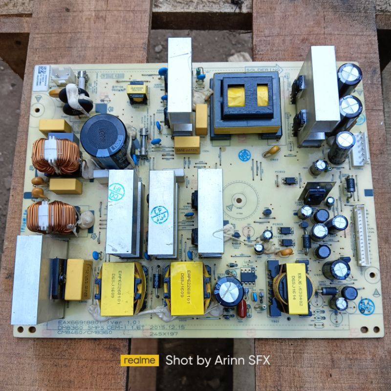 PSU power supply ampli LG CT 50VDC with PFC bekas normal