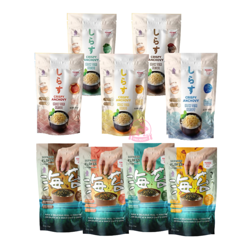 

YUUKA TERI KRISPI/ ABON RUMPUT LAUT/ KALDU - MPASI ANAK TANPA MSG