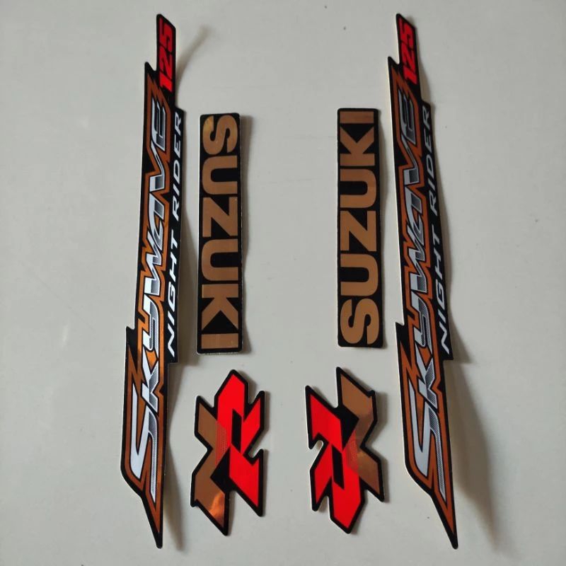 stripping sticker lis standar ori Suzuki SKYWAVE NR
