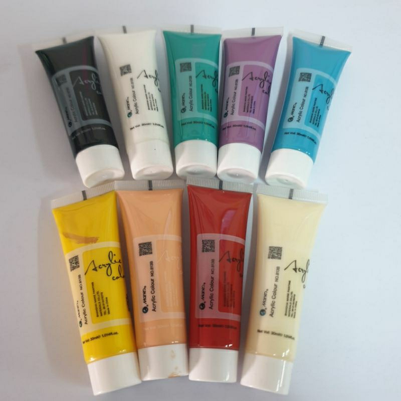 

Cat Akrilik 30ml Cat Acrylic Colour Maries 30ml Untuk Lukis