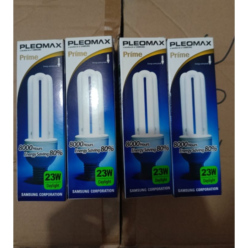 CUCI GUDANG LAMPU 23WATT PLEOMAX