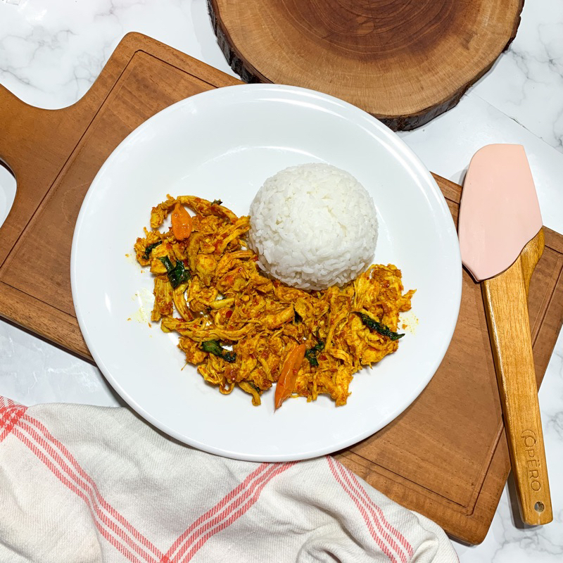 

Ayam Suwir Kemangi Kemasan Homemade