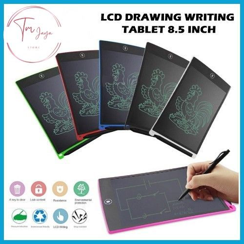 

Papan tulis Anak Bisa Hapus 8,5 inch / LCD Drawing Writing Tablet 8.5 Inch Mainan Papan Tulis Bisa Hapus Board Digital Pad Edukasi Pen Gambar Easy Writting 8,5