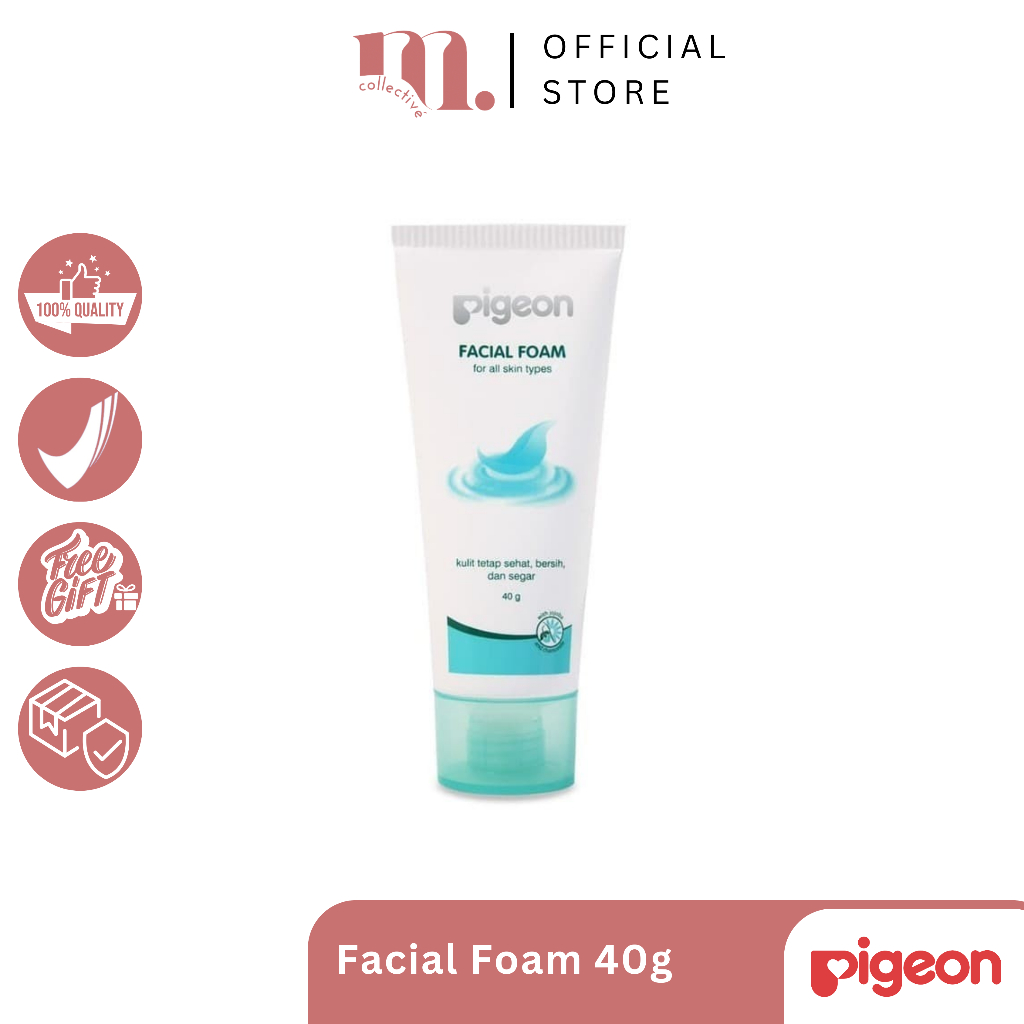 PIGEON Facial Foam 40ml / Sabun Muka Pigeon