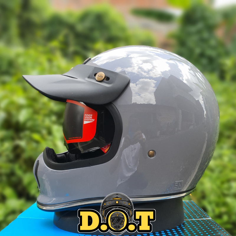NJS FREEDOM HELM CAKIL SOLID INNER VISOR SNI