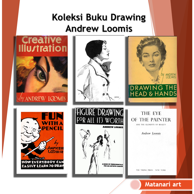 Koleksi Buku Drawing by Andrew Loomis