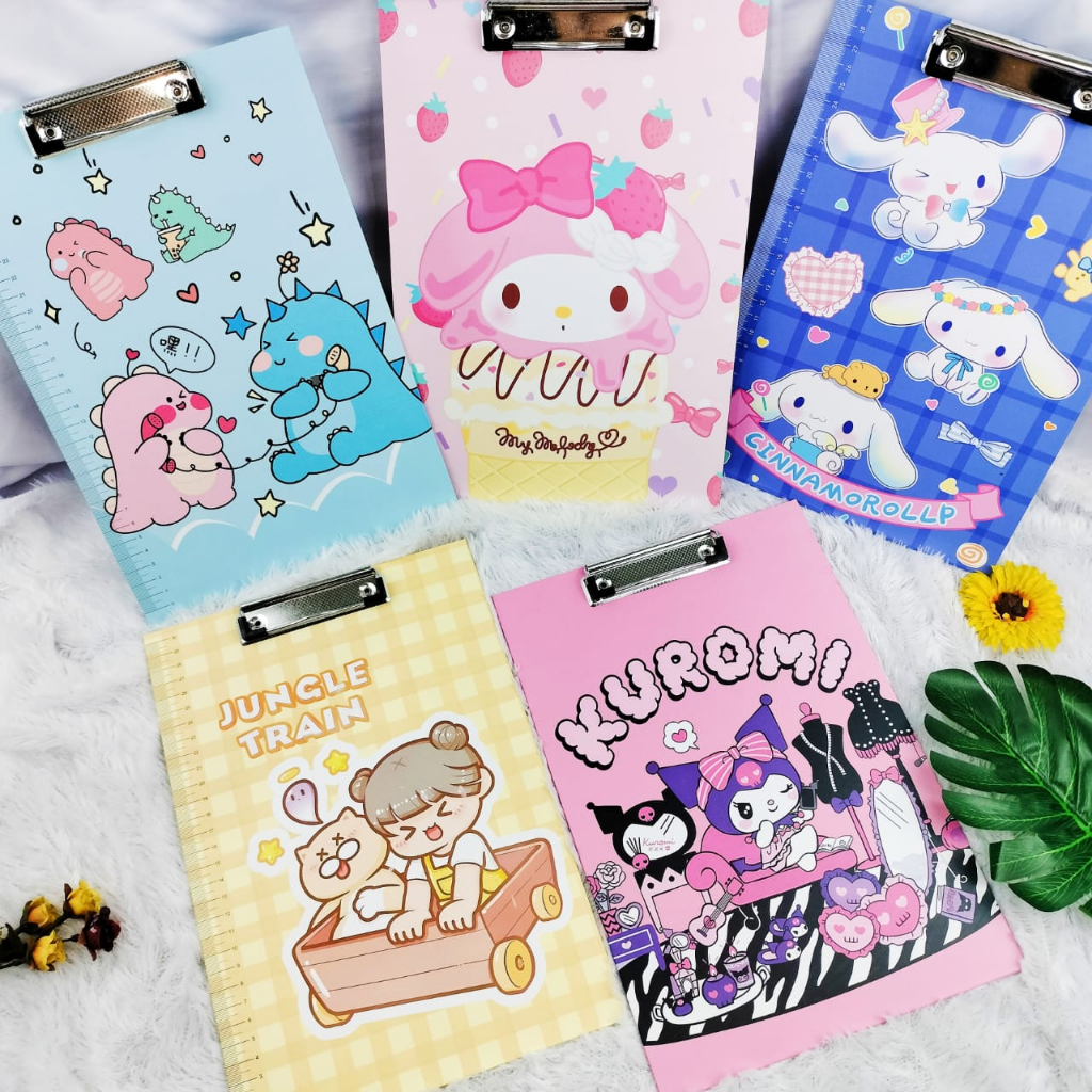 

Papan Jalan Sanrio Kuromi Cinnamoroll Little Girl / Papan Ujian SANRIO Special Edition ada Penggaris nya / Papan Alat Tulis ukuran A4 Kualitas Terbaik bisa Grosir dan COD