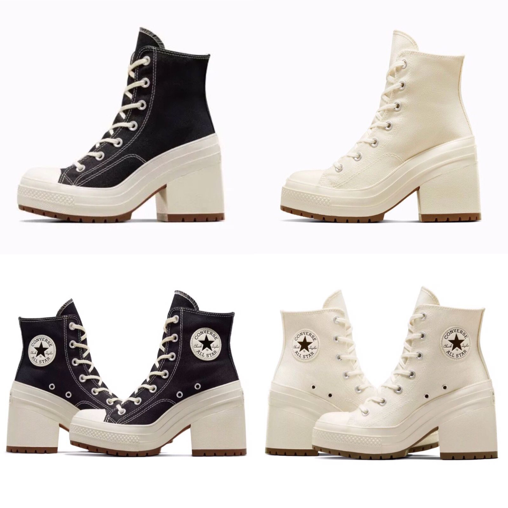 Sepatu Converse Wanita Heels Chuck Taylor Premium Terbaru 2024 - Sol Tinggi 7cm, Nyaman, dan Anti Sl