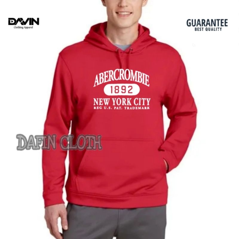 Sweater Hoodie Pria Abercrombie New York City