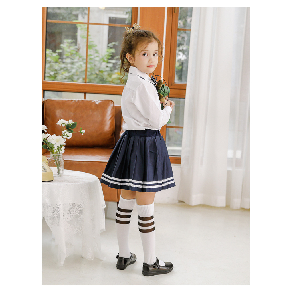 Murah  Sh01/02/03/04/05 Girl Classic Shoes Sepatu Classic Hitam Anak Perempuan Black Shoes Sepatu