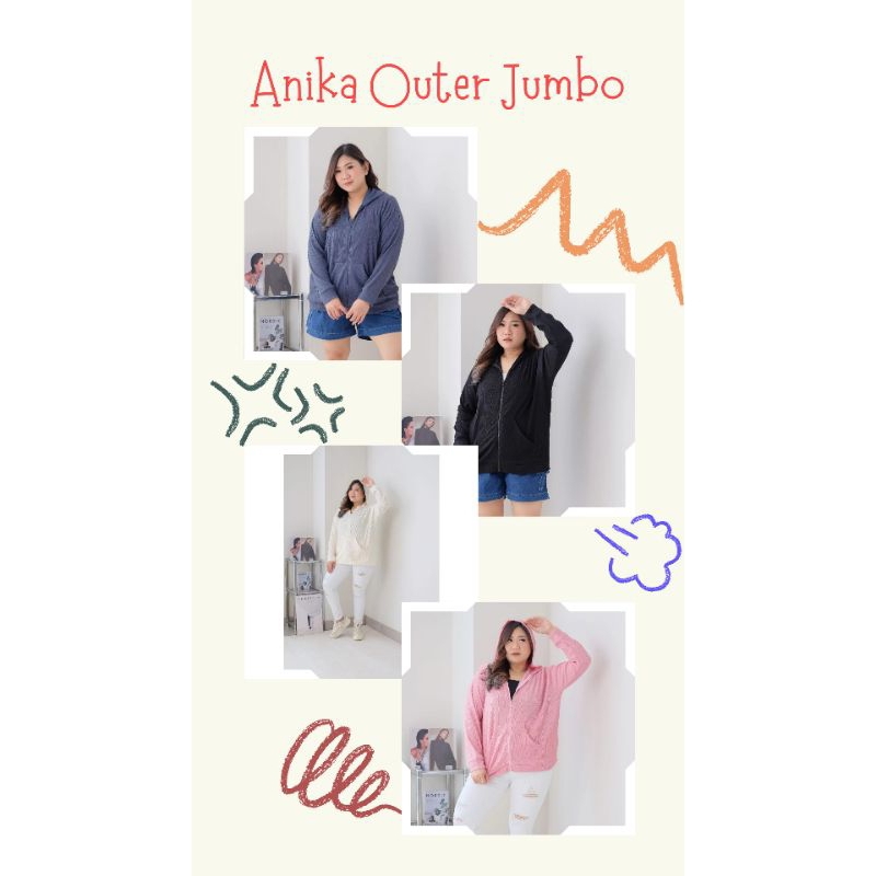 Outer Jumbo Anika | Cardigan Bigsize | Cardigan Korea