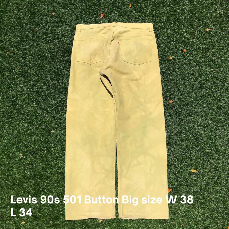 Vintage 90s Levis 501 Prevalados Button Fly Flare Denim Jeans Like Canvas duck cotton Carhartt