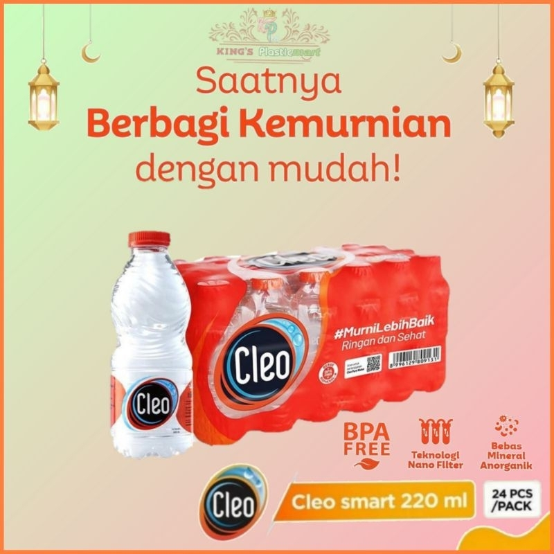 

Cleo Smart Mini Water 220 ml 1 pack ( 24 Pcs )