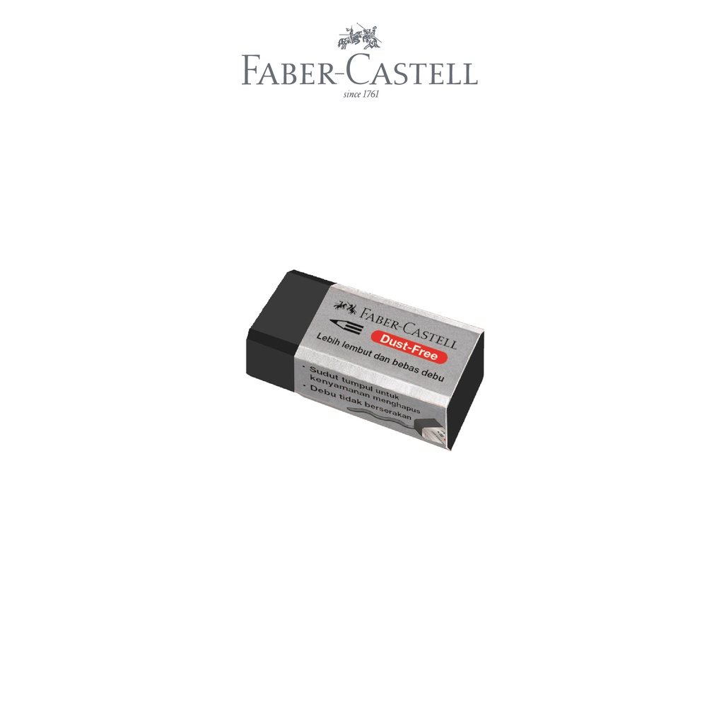 

Penghapus Eraser Faber Castell Hitam Kecil Dust Free 187294