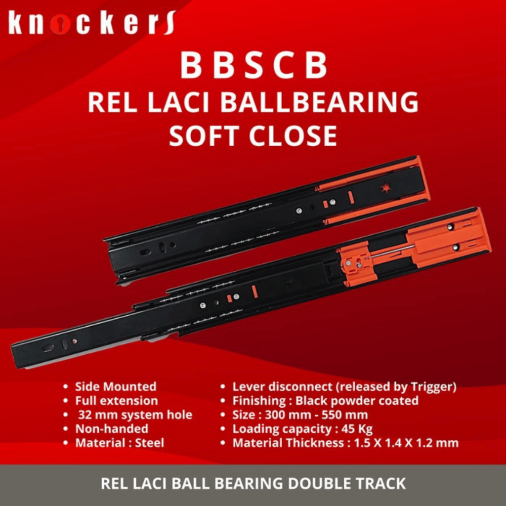 Knockers Rel Laci Ball Bearing - Double Track Soft Closing BBSCB