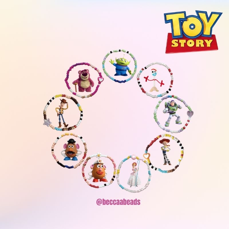 BEADS BRACELET TOY STORY GELANG MANIK TOY STORY BECCAABEADS
