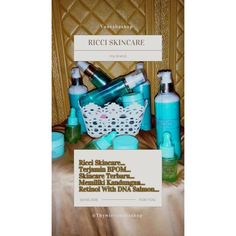 RICCI SKINCARE BPOM Paket terlengkap termurah