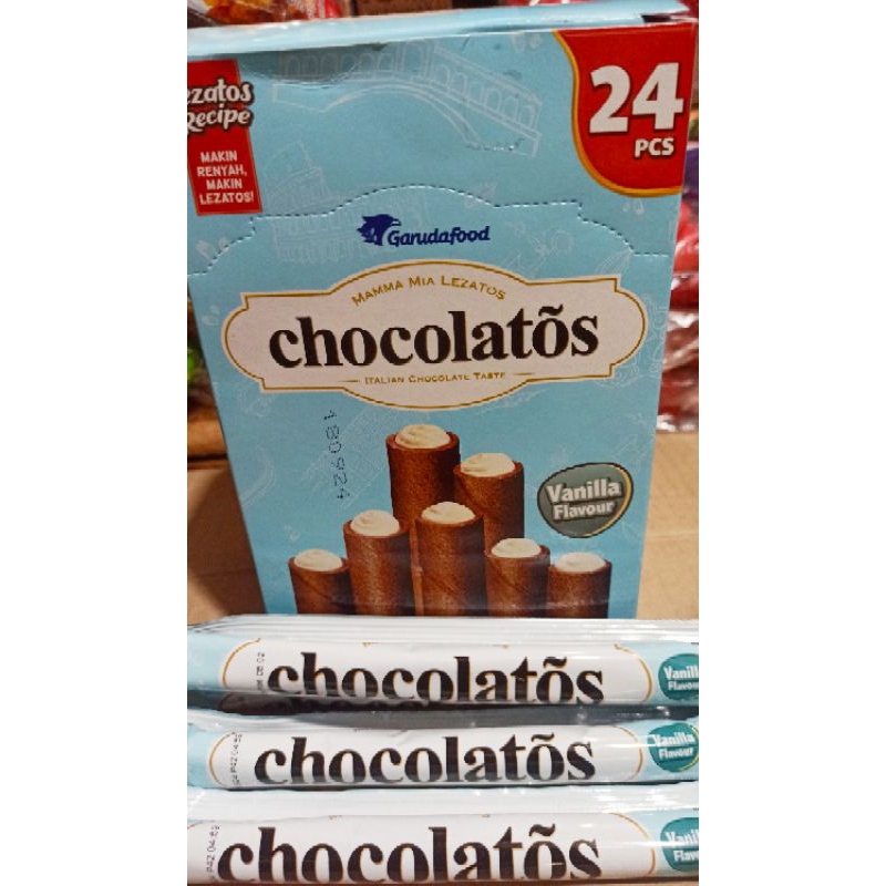 

Chocolatos Vanilla 1 box isi 24